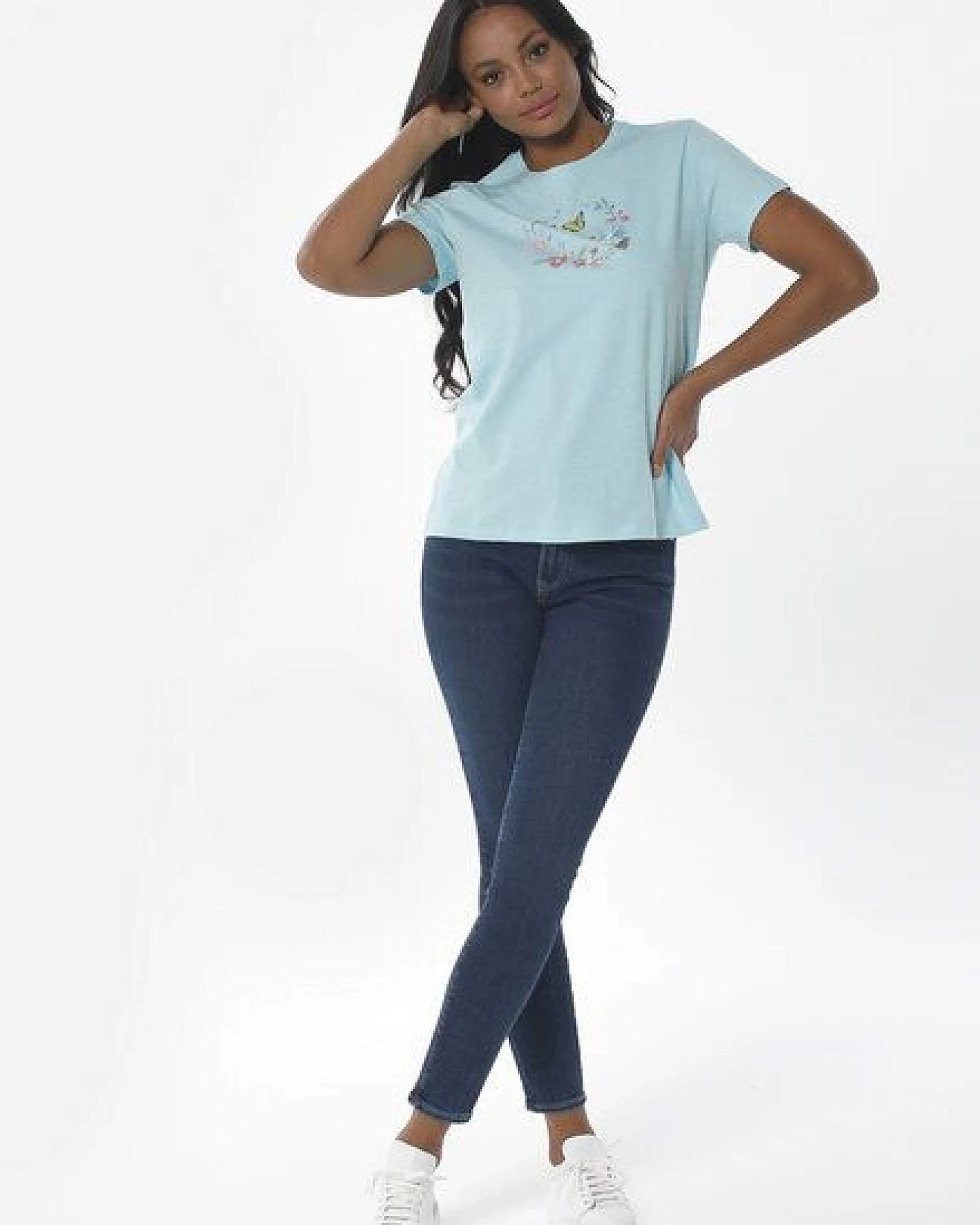 ORGANICATION T-Shirt aus Bio-Baumwolle mit Print – Ansicht 2