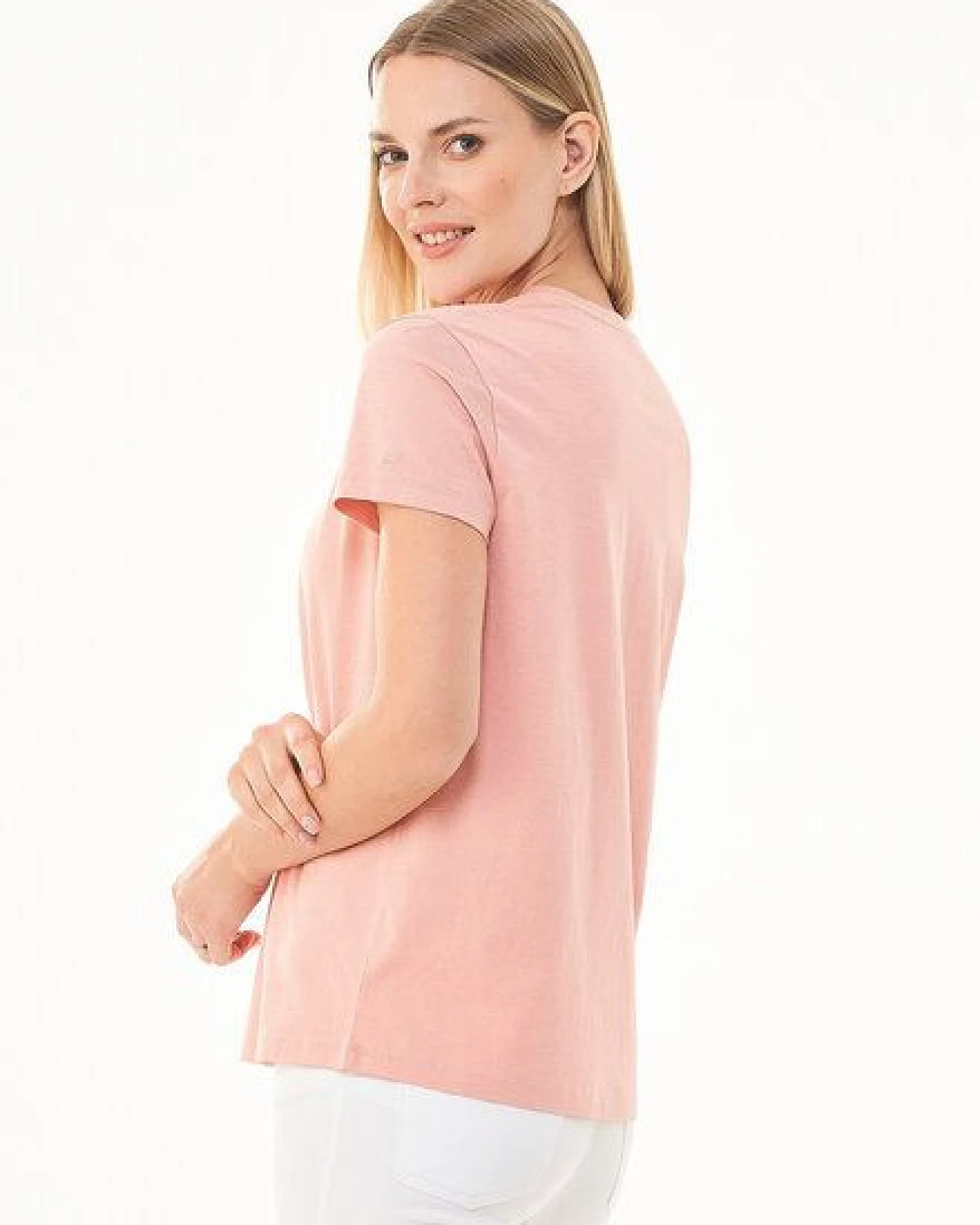 ORGANICATION T-Shirt aus Bio-Baumwolle mit Solar-Stickerei – Ansicht 4