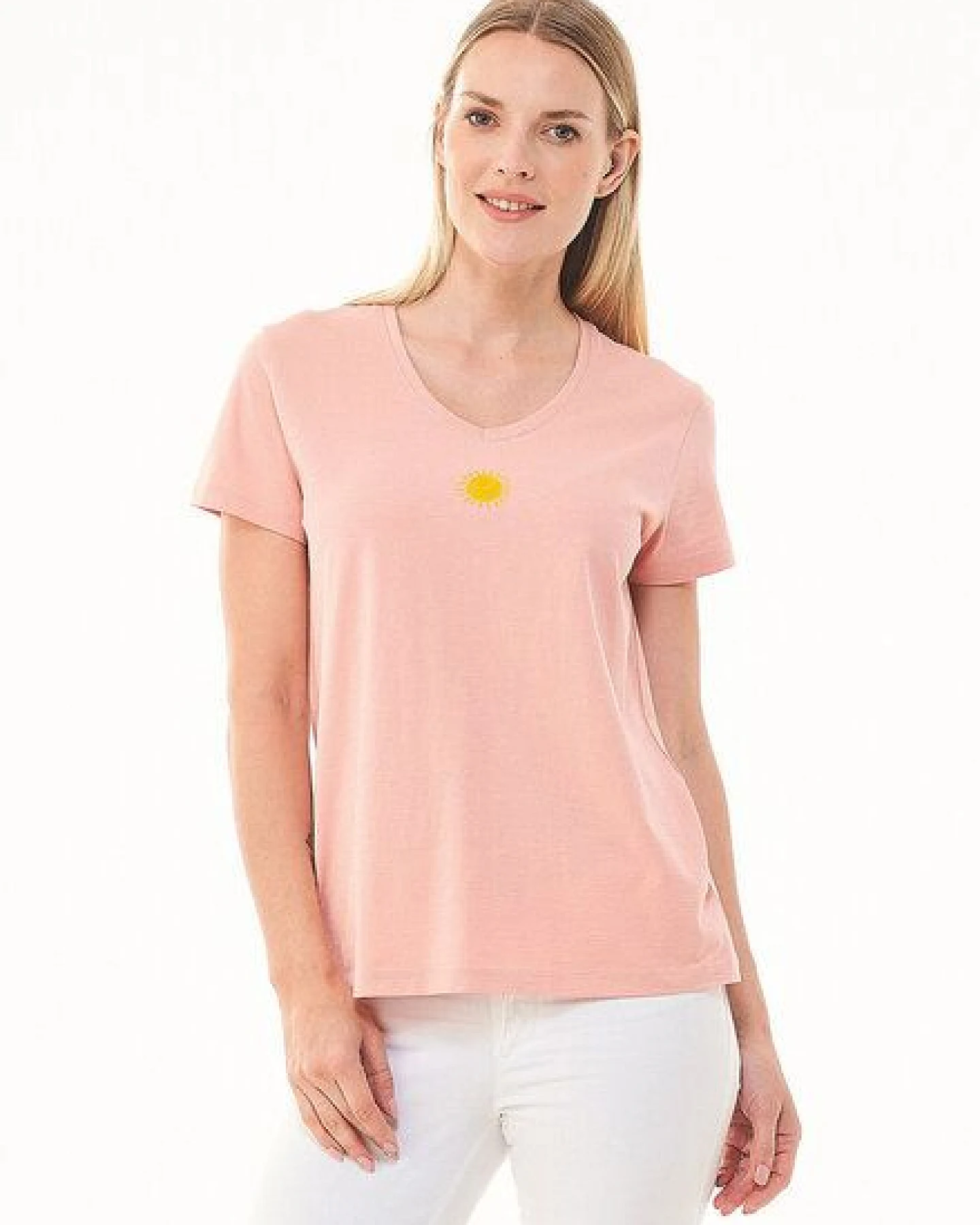 ORGANICATION T-Shirt aus Bio-Baumwolle mit Solar-Stickerei – Ansicht 3
