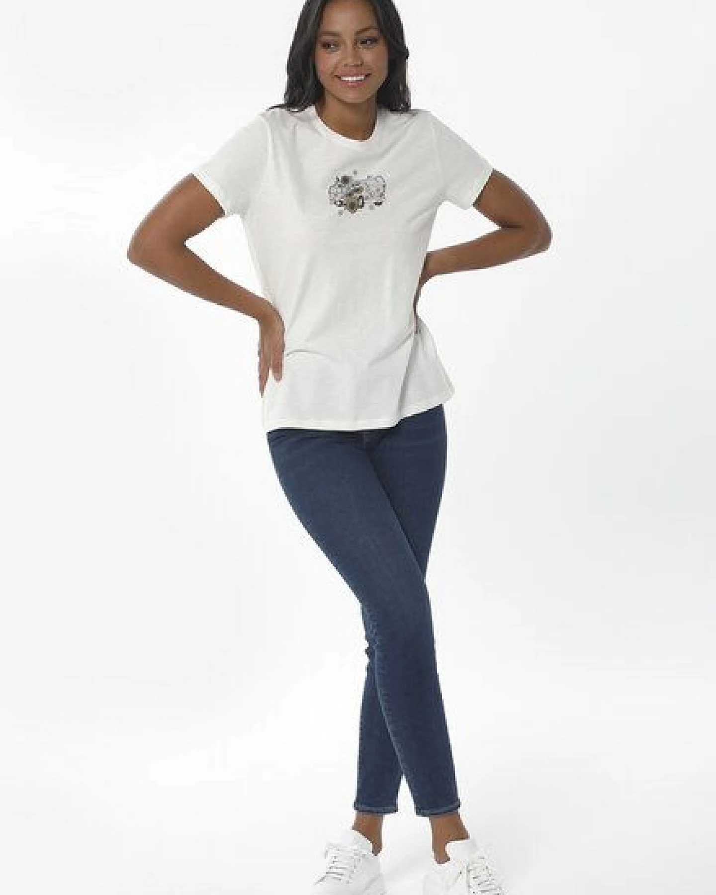 ORGANICATION T-Shirt aus Bio-Baumwolle mit Print – Ansicht 2