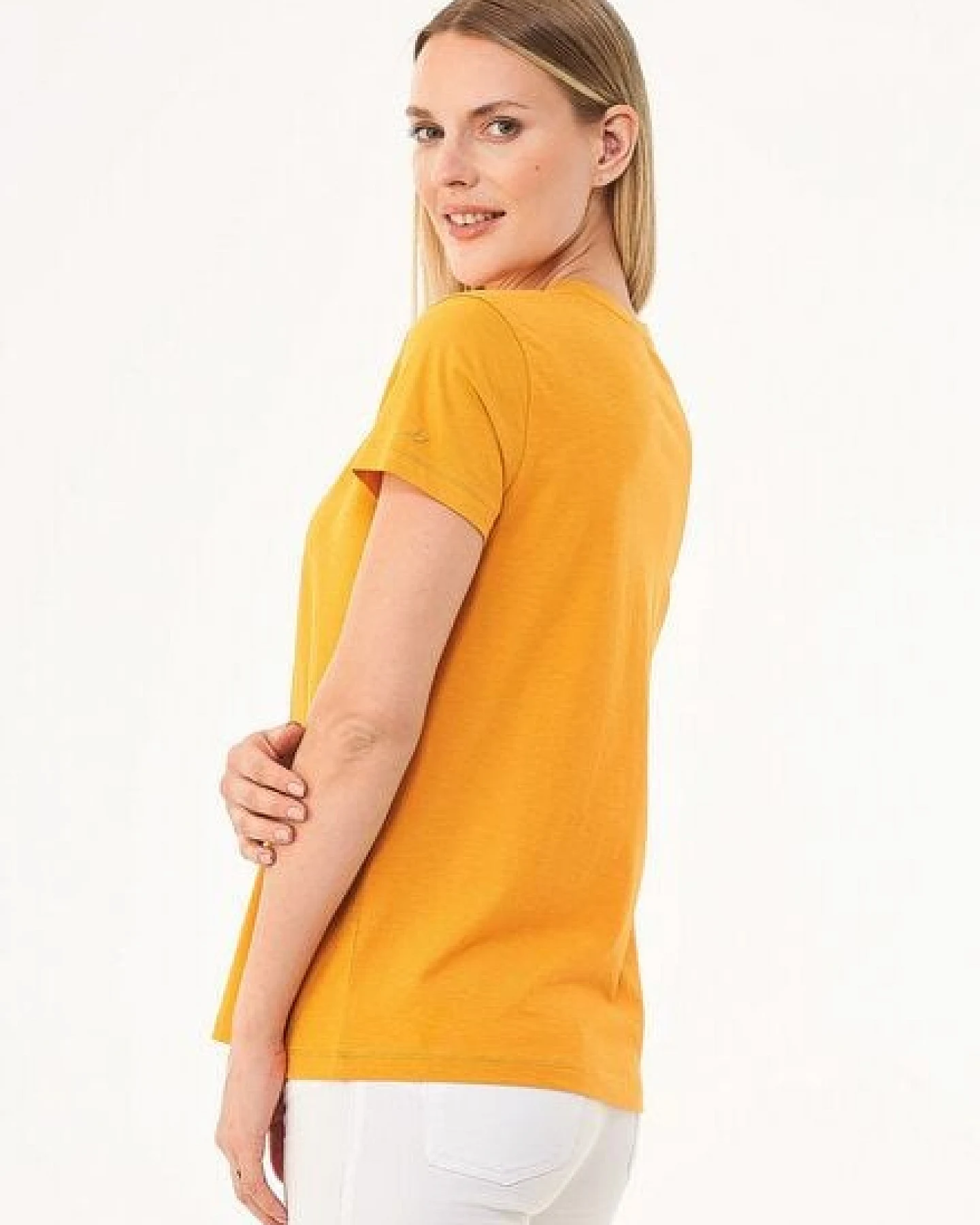 ORGANICATION T-Shirt aus Bio-Baumwolle mit Print – Ansicht 4