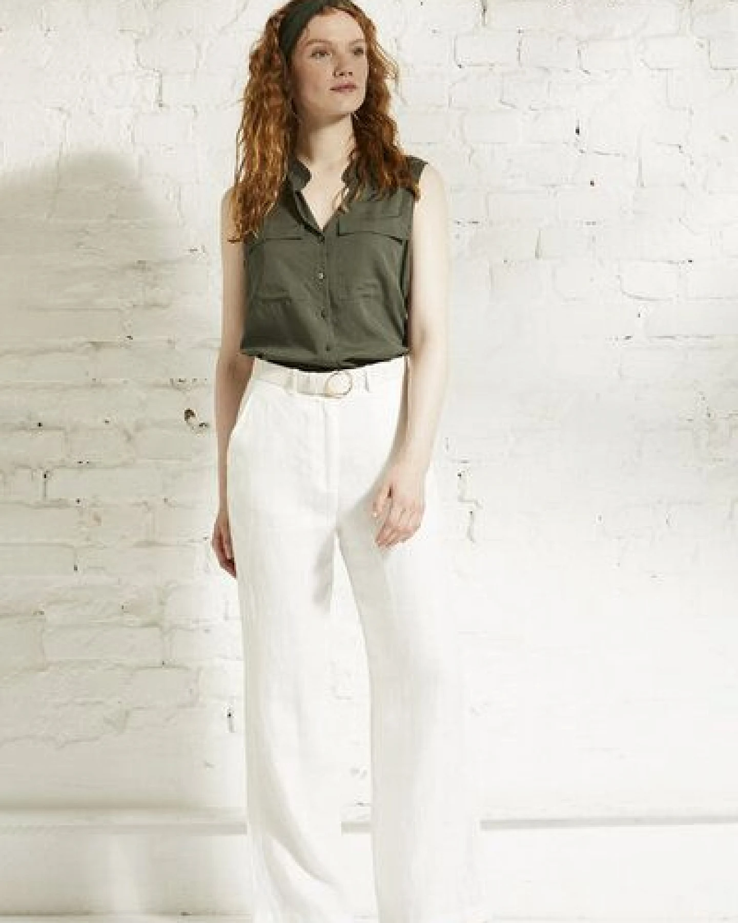 Wunderwerk Damen Bluse aus Lyocell (TENCEL) "TENCEL utility blouse top" – Ansicht 2