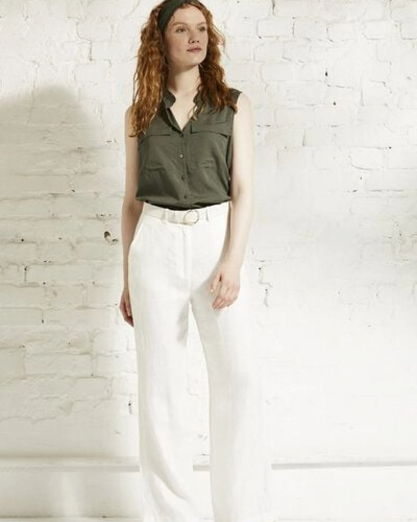 Wunderwerk Damen Bluse aus Lyocell (TENCEL) "TENCEL utility blouse top" – Ansicht 2
