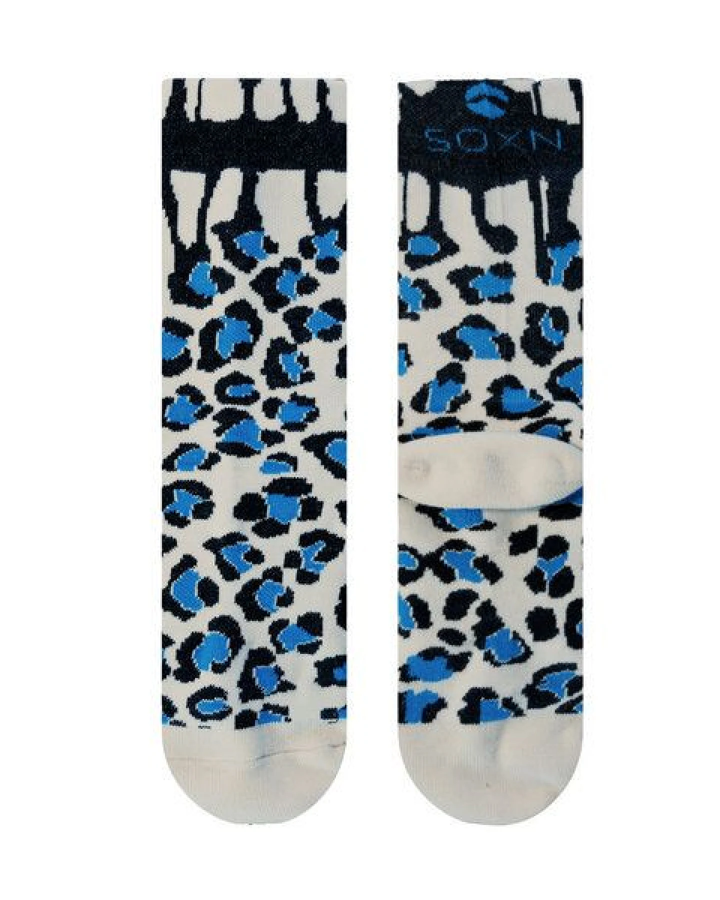 SOXN LEO WEIß / Leo Socken / Bio-Baumwolle – Ansicht 2