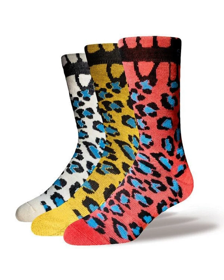 SOXN DREIERPACK LEO / Leo Socken / Bunte Socken