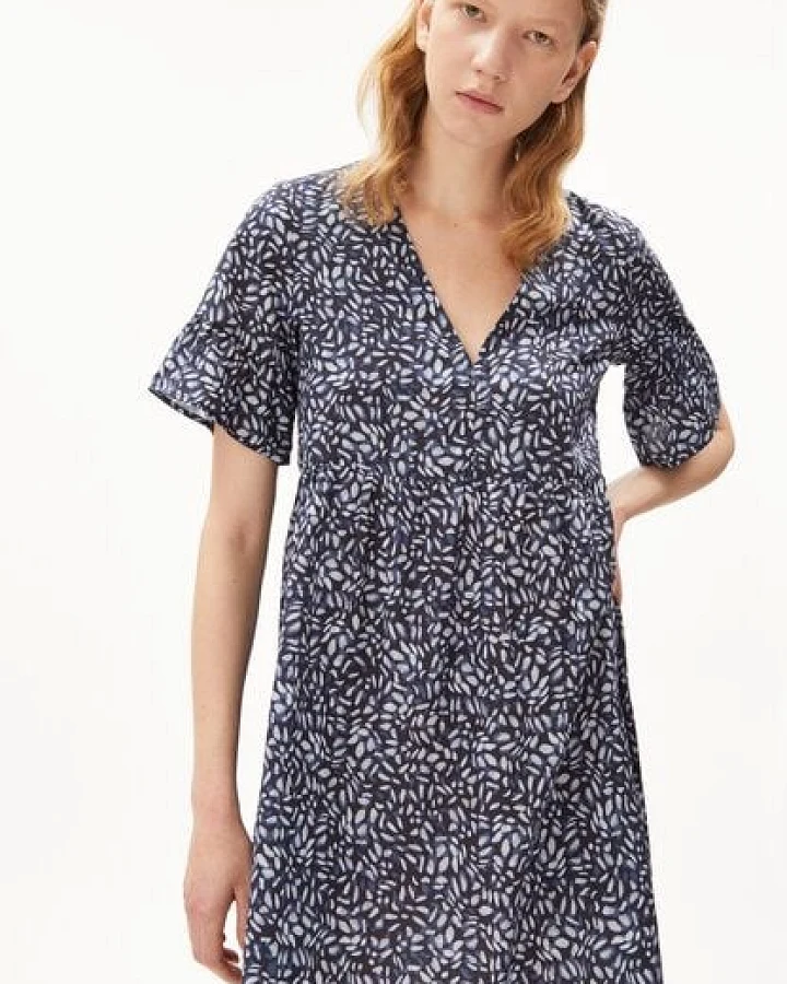 ARMEDANGELS AAINO WATER DOTS - Damen Webkleid mit 100% carbon-zero TENCEL Faseranteil