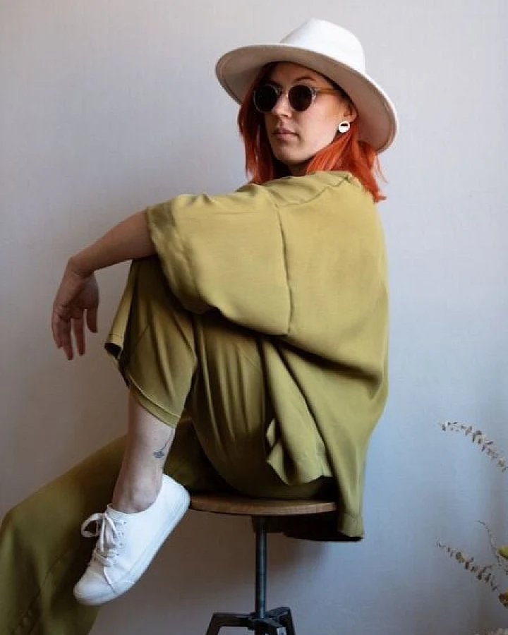 Ecostories Oversize Kimono aus Lyocell