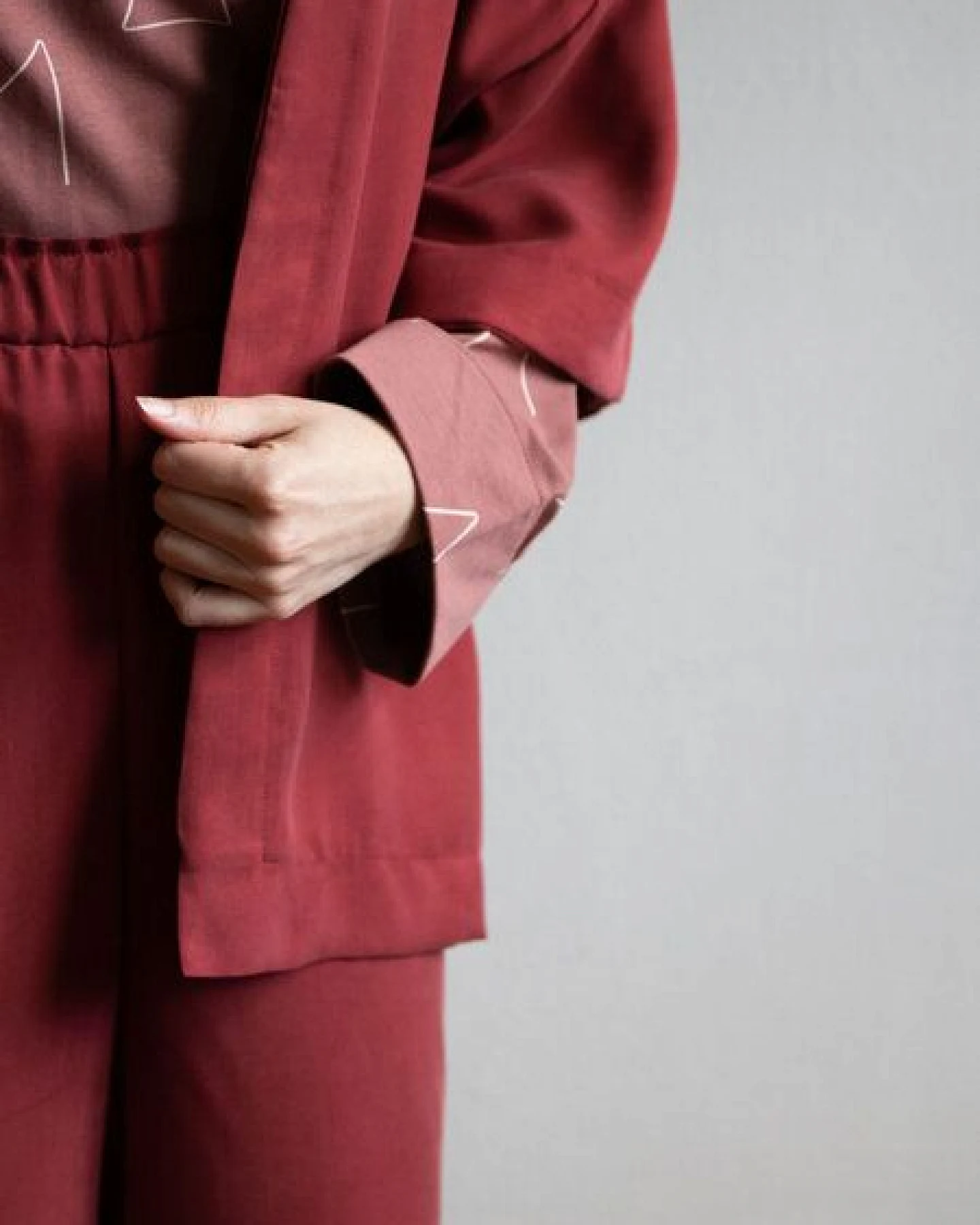 Ecostories Oversize Kimono aus Lyocell – Ansicht 3