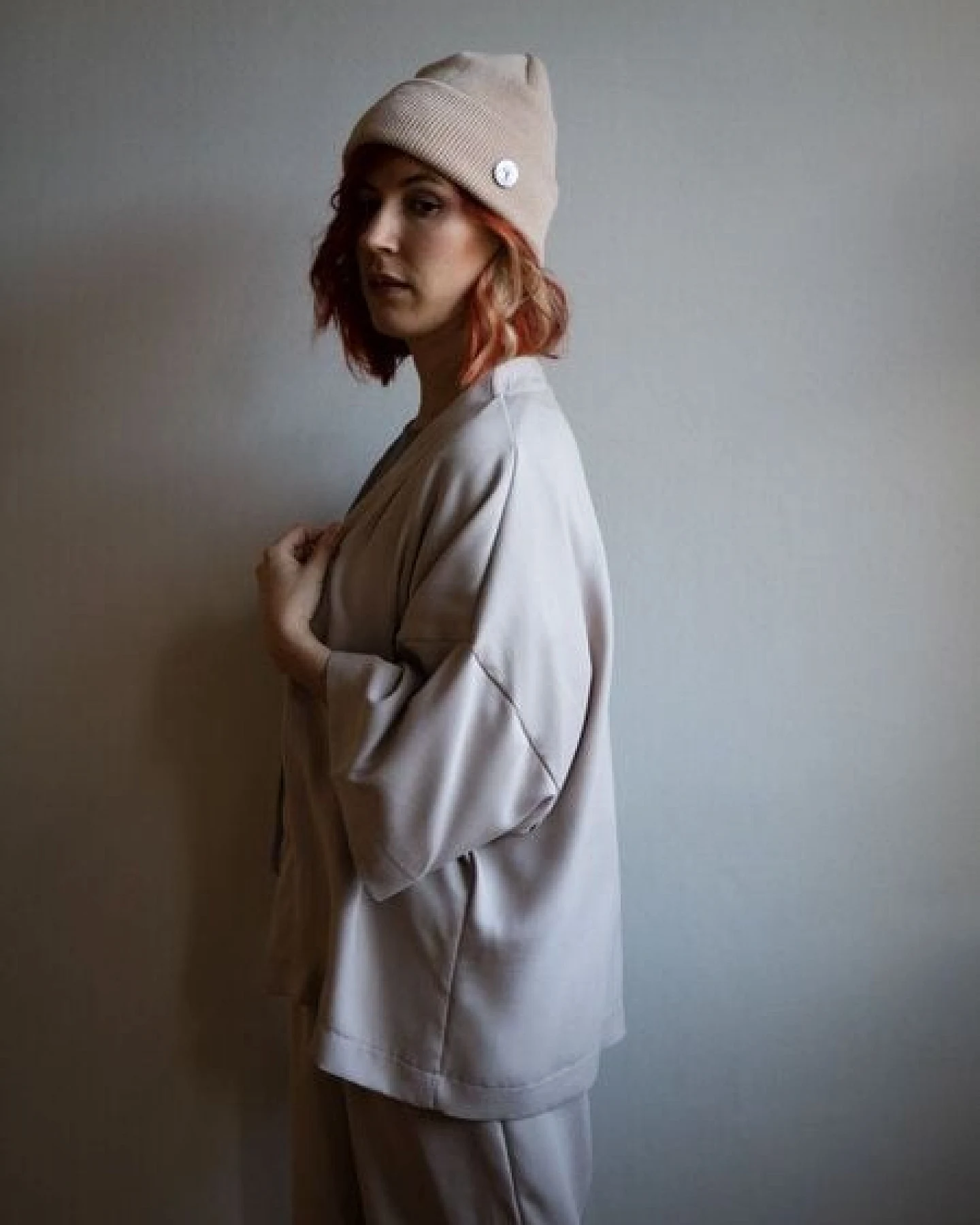 Ecostories Oversize Kimono aus Lyocell – Ansicht 3