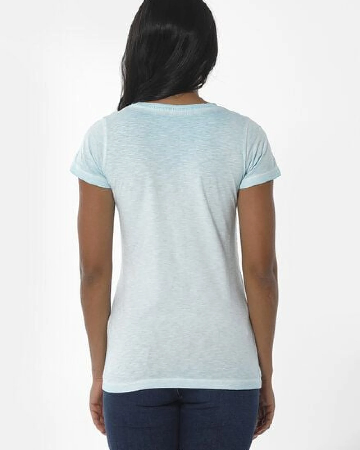 ORGANICATION Cold Pigment Dyed T-Shirt aus Bio-Baumwolle mit Print – Ansicht 4