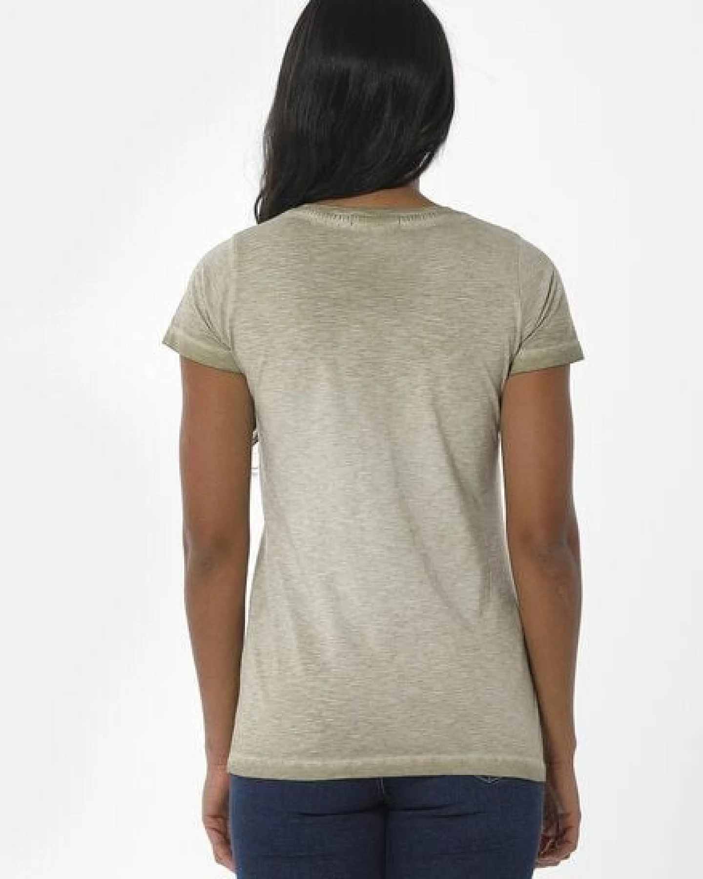 ORGANICATION Cold Pigment Dyed T-Shirt aus Bio-Baumwolle mit Frucht-Print – Ansicht 4