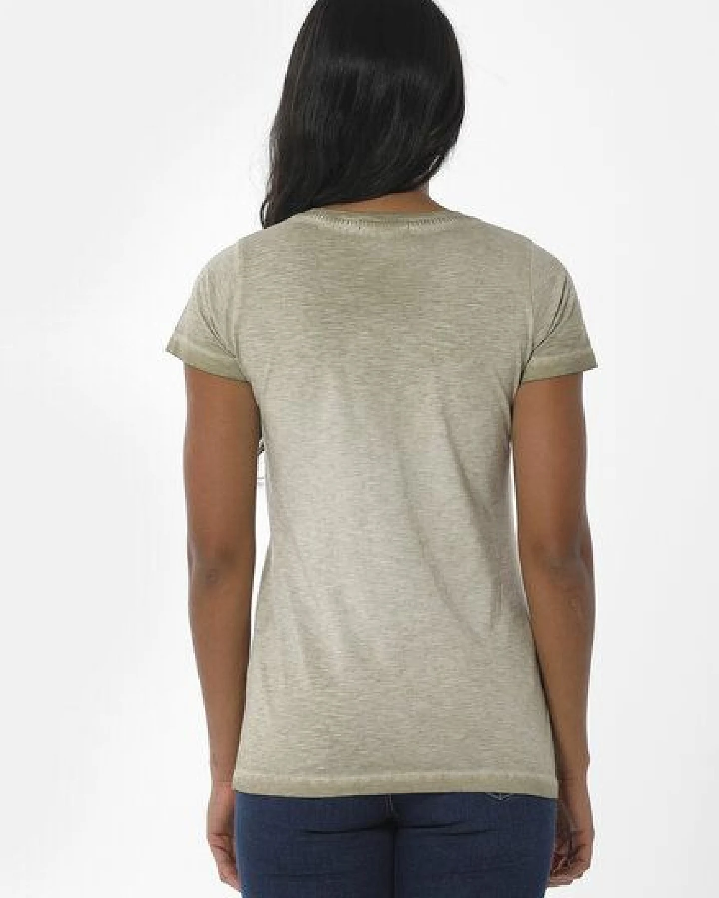 ORGANICATION Cold Pigment Dyed T-Shirt aus Bio-Baumwolle mit Frucht-Print – Ansicht 4