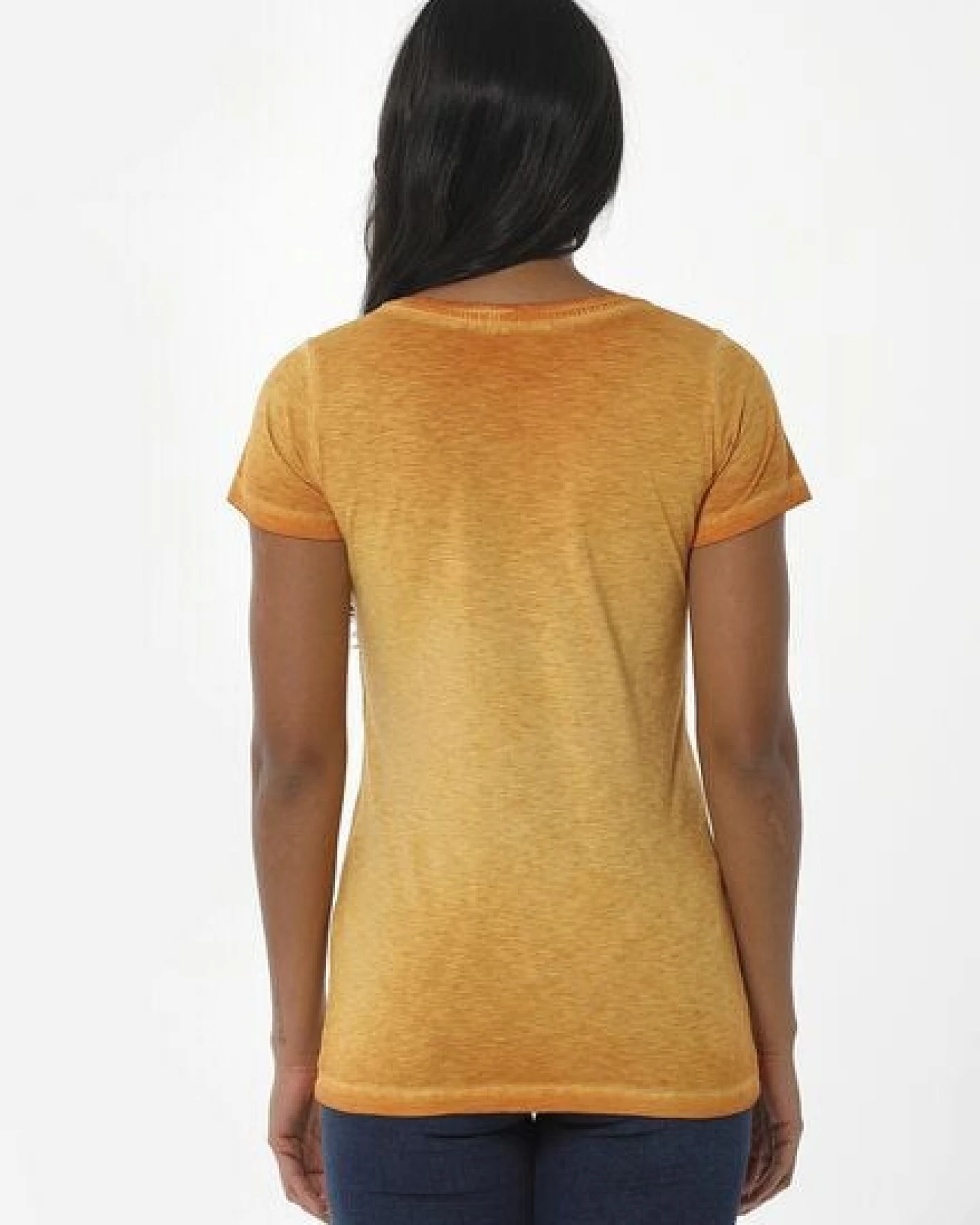 ORGANICATION Cold Pigment Dyed T-Shirt aus Bio-Baumwolle mit Kamera-Print – Ansicht 4