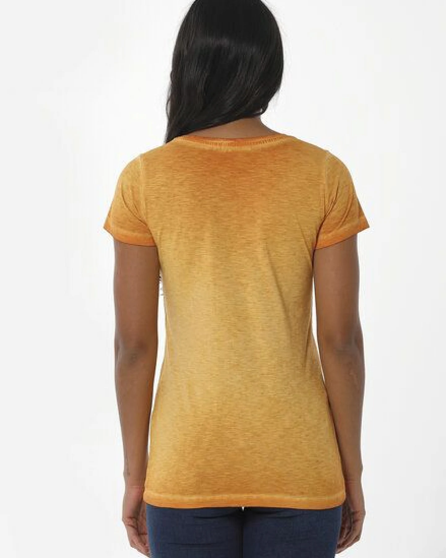 ORGANICATION Cold Pigment Dyed T-Shirt aus Bio-Baumwolle mit Kamera-Print – Ansicht 4