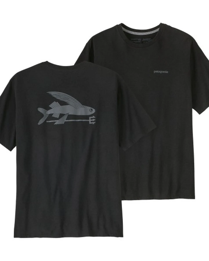 Patagonia - Flying Fish Responsibili-Tee - T-Shirt Gr XS schwarz
