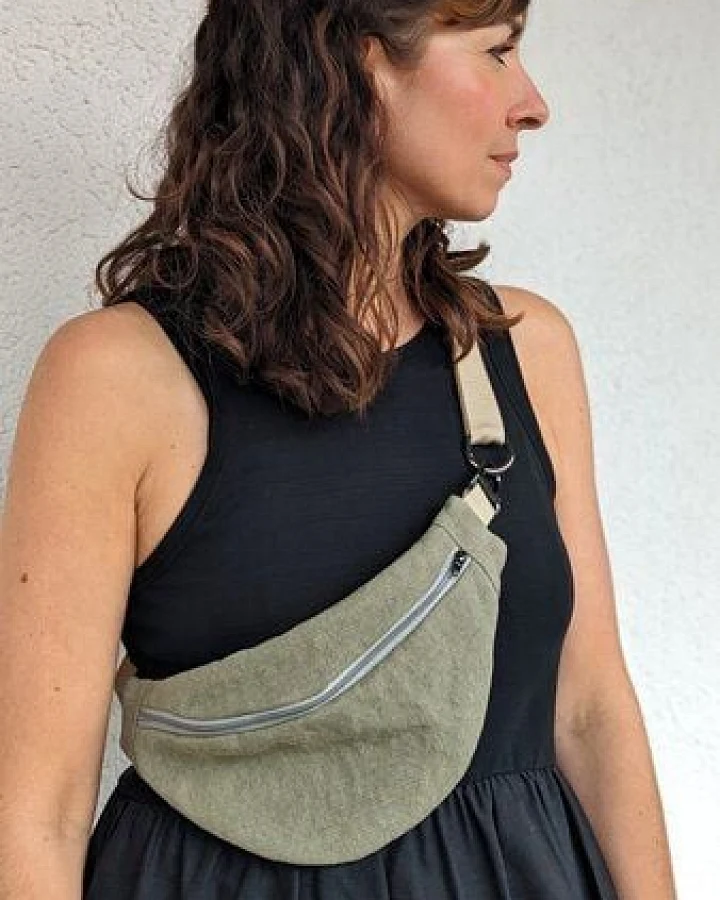 Bridge&Tunnel Hipbag Leinen oliv