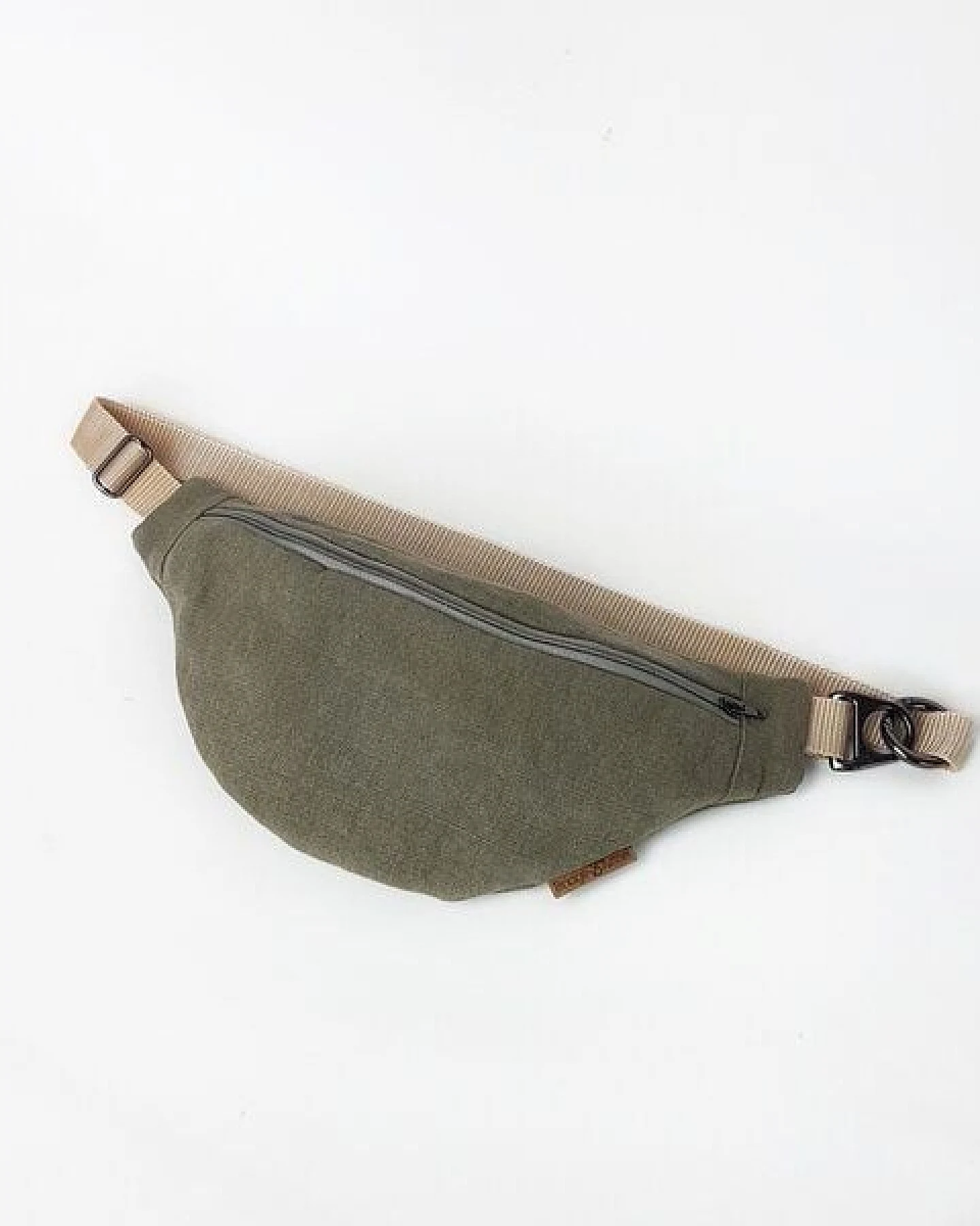 Bridge&Tunnel Hipbag Leinen oliv – Ansicht 2