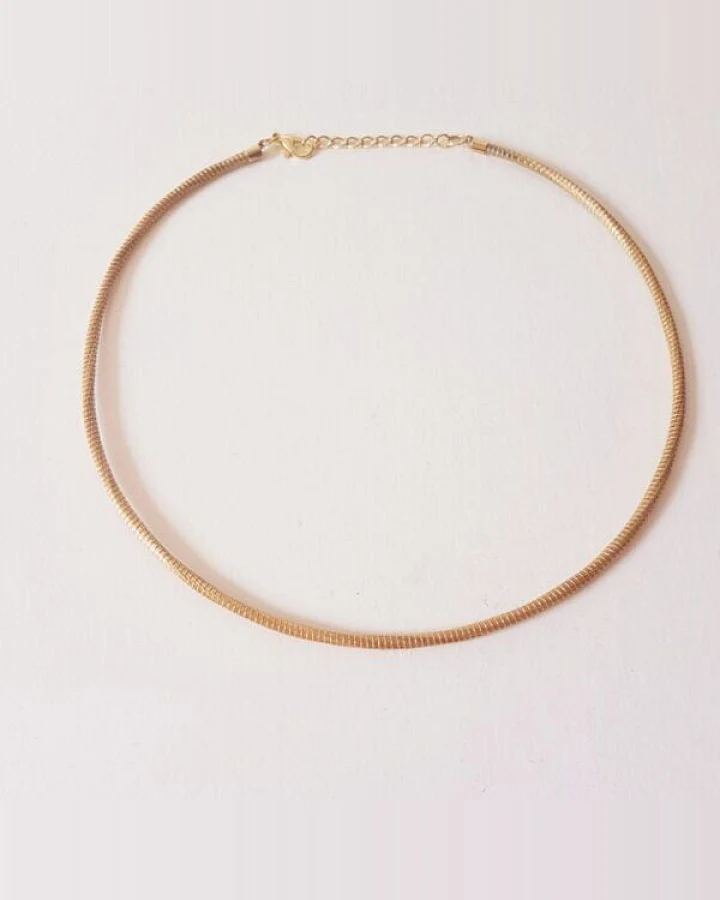 BAGHI Collier Ipanema aus goldenem Gras