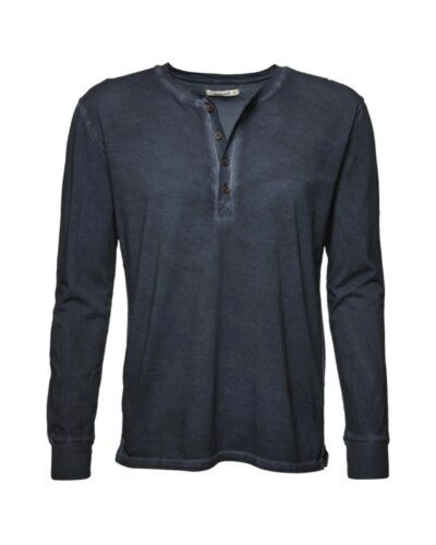 Wunderwerk Herren Langarmshirt aus Bio-Baumwolle "Henley male 1/1 mal tinto" – Ansicht 2