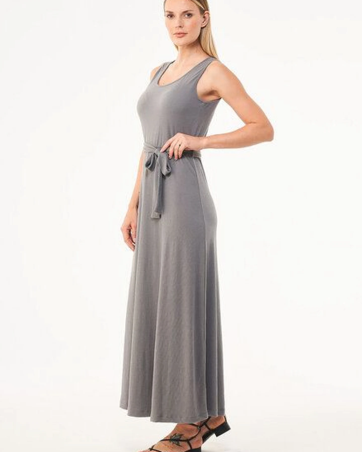 ORGANICATION Jerseykleid aus REPREVE und LENZING ECOVERO – Ansicht 2