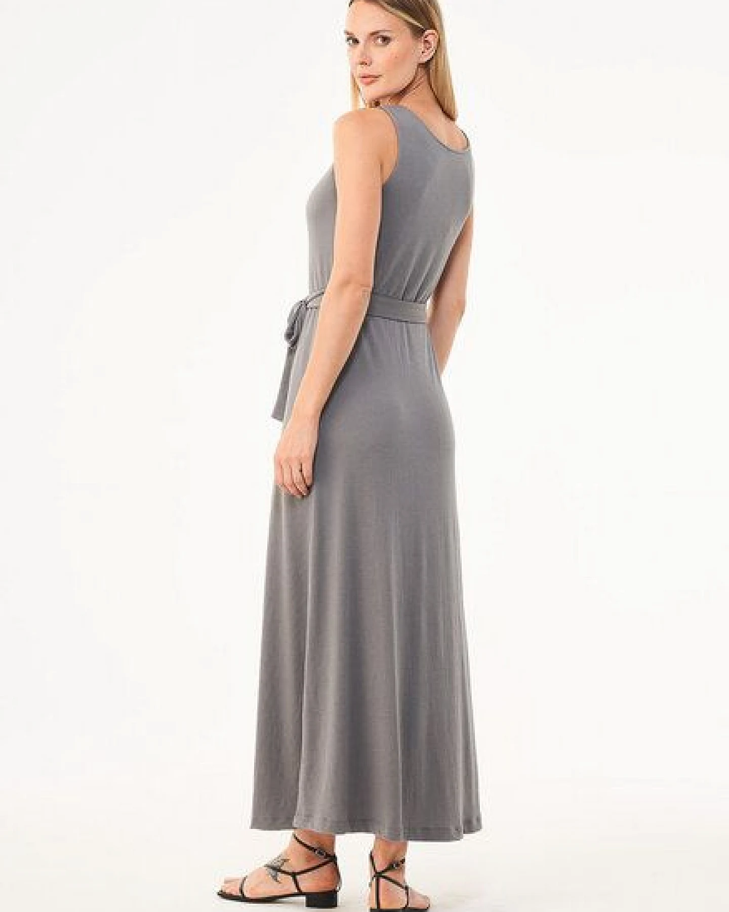 ORGANICATION Jerseykleid aus REPREVE und LENZING ECOVERO – Ansicht 3