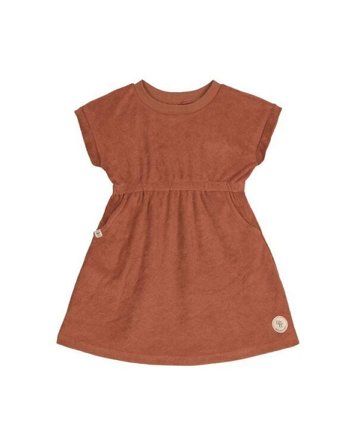 Lässiges Frottee Kleid Kleinkinder
