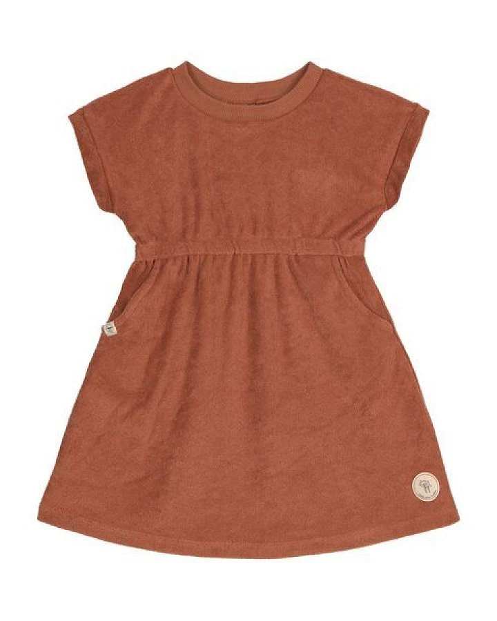 Lässiges Frottee Kleid Kleinkinder
