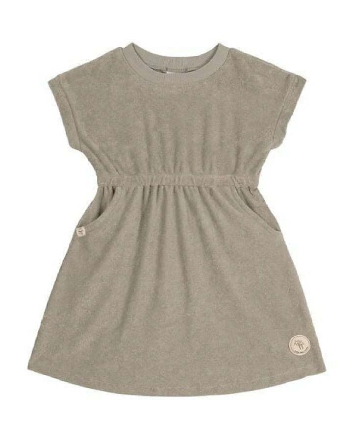 Lässiges Frottee Kleid Kleinkinder