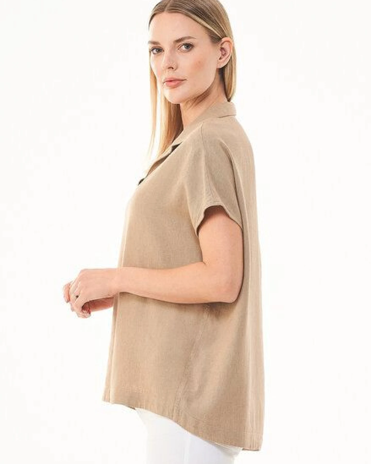 ORGANICATION Bluse aus LENZING ECOVERO und Leinen – Ansicht 3