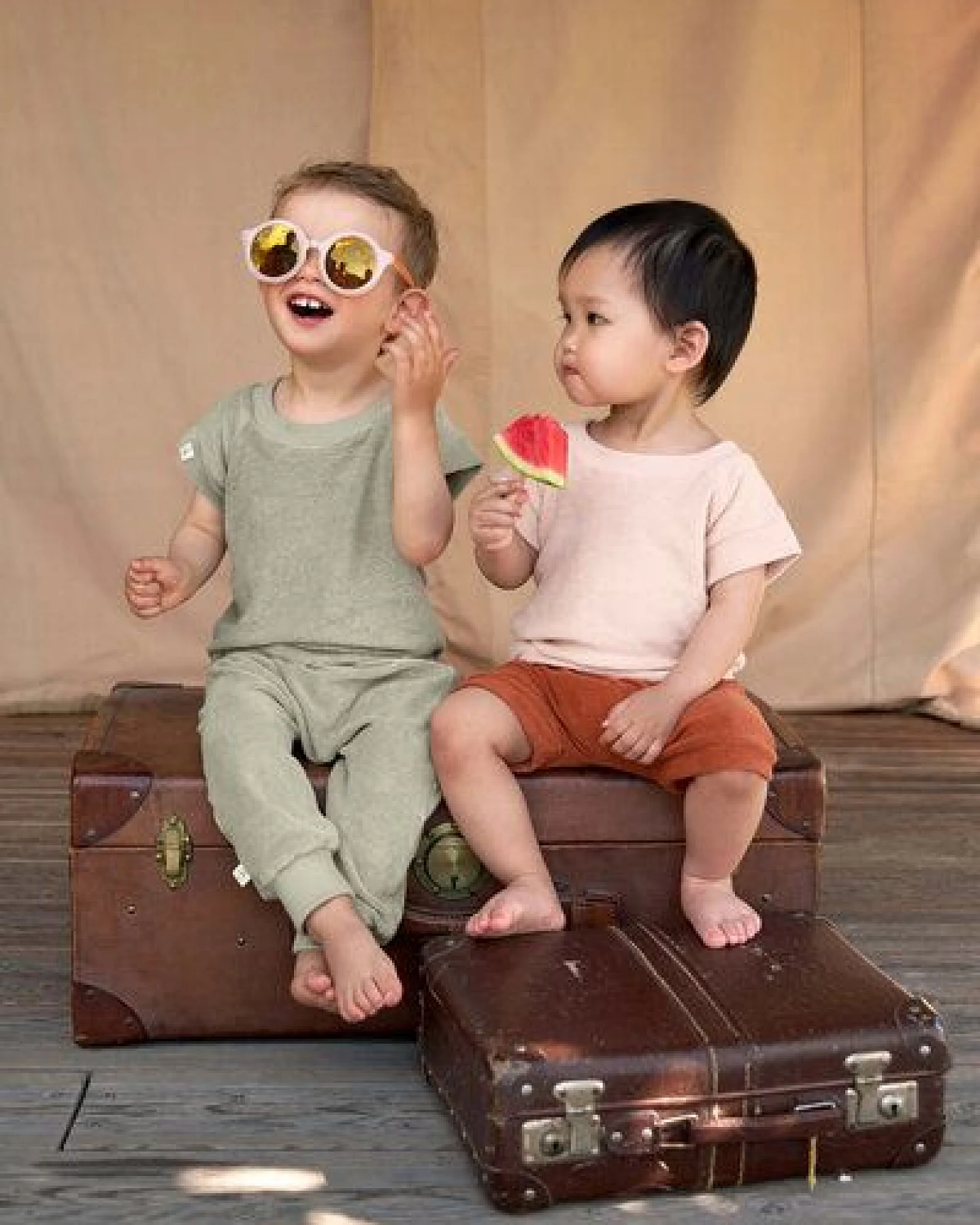 Lässig Frottee Shorts für Babys und Kleinkinder – Ansicht 2