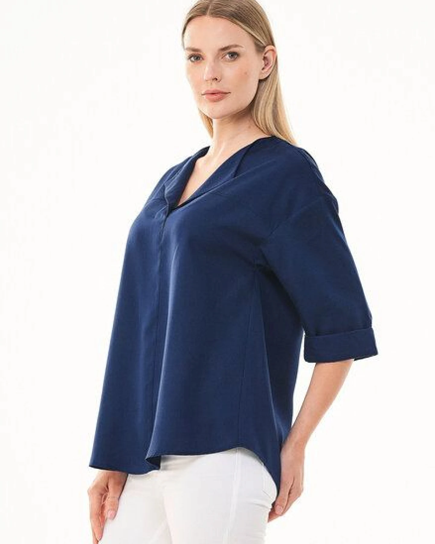 ORGANICATION 3/4-Arm Bluse aus TENCEL Lyocell – Ansicht 3