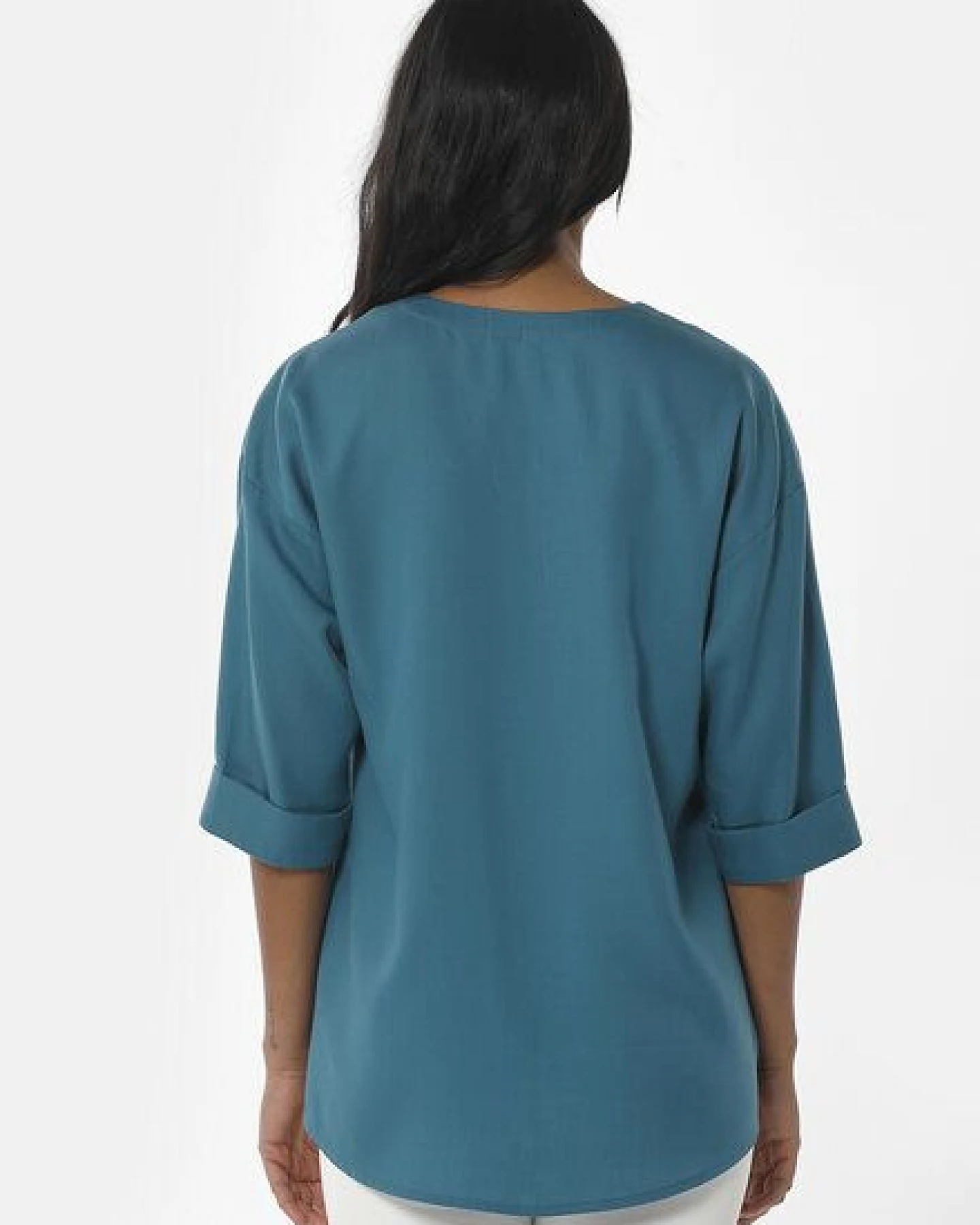 ORGANICATION 3/4-Arm Bluse aus TENCEL Lyocell – Ansicht 4