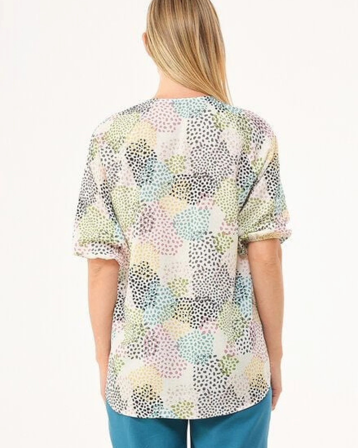 ORGANICATION Bluse aus TENCEL Lyocell mit Allover-Print – Ansicht 4