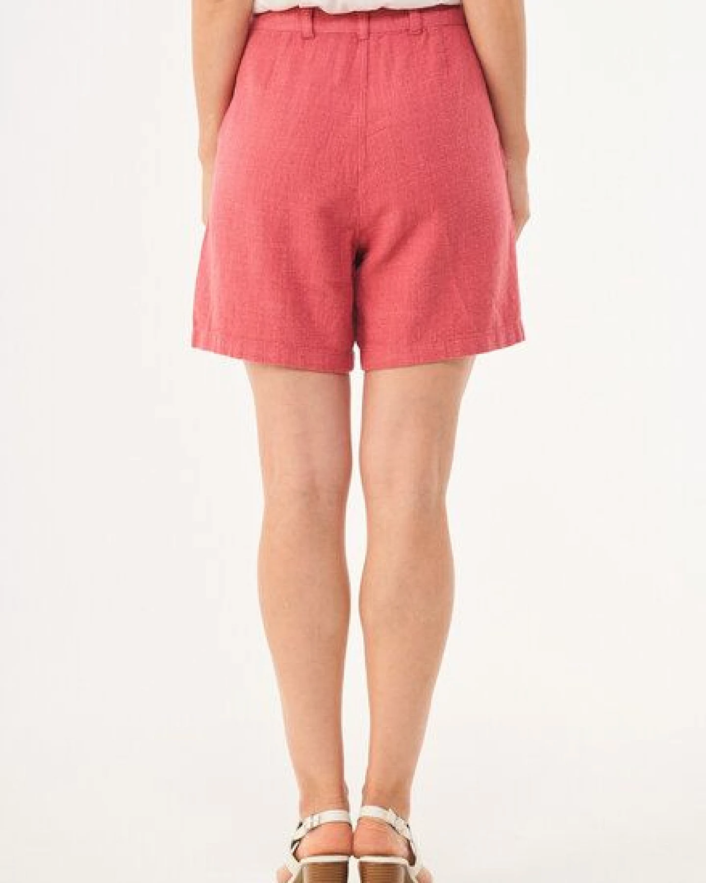 ORGANICATION Shorts aus Leinen-Bio Baumwolle Mix mit LENZING ECOVERO – Ansicht 4