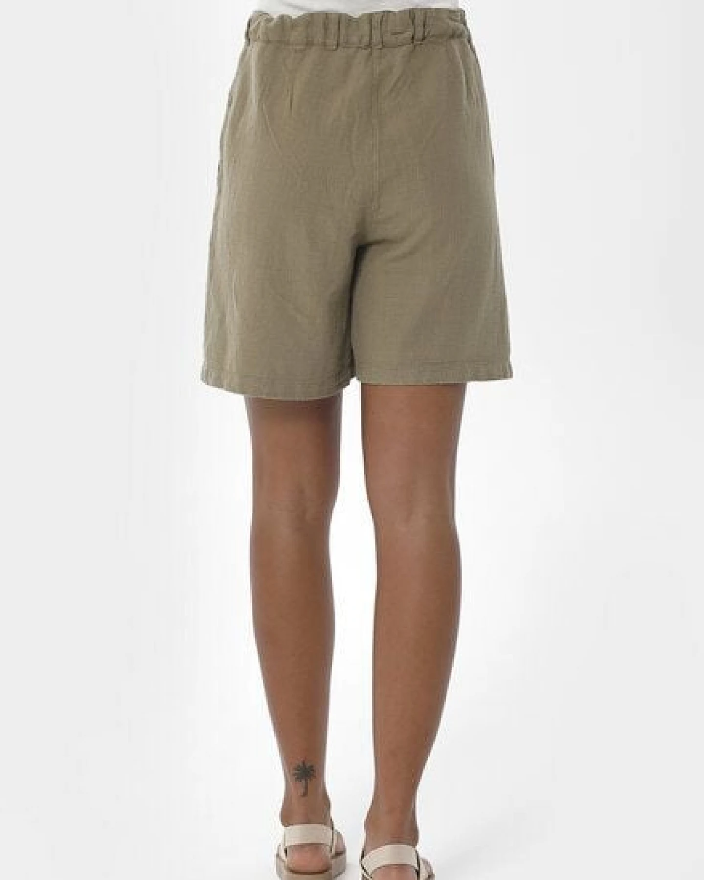 ORGANICATION Shorts aus Leinen-Bio Baumwolle Mix mit LENZING ECOVERO – Ansicht 4