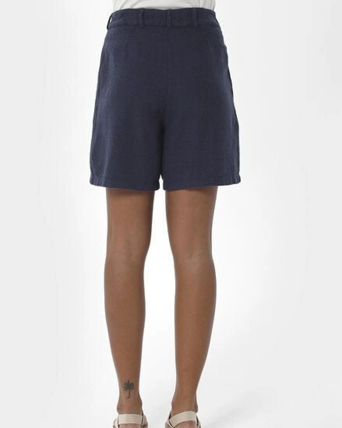 ORGANICATION Shorts aus Leinen-Bio Baumwolle Mix mit LENZING ECOVERO – Ansicht 4