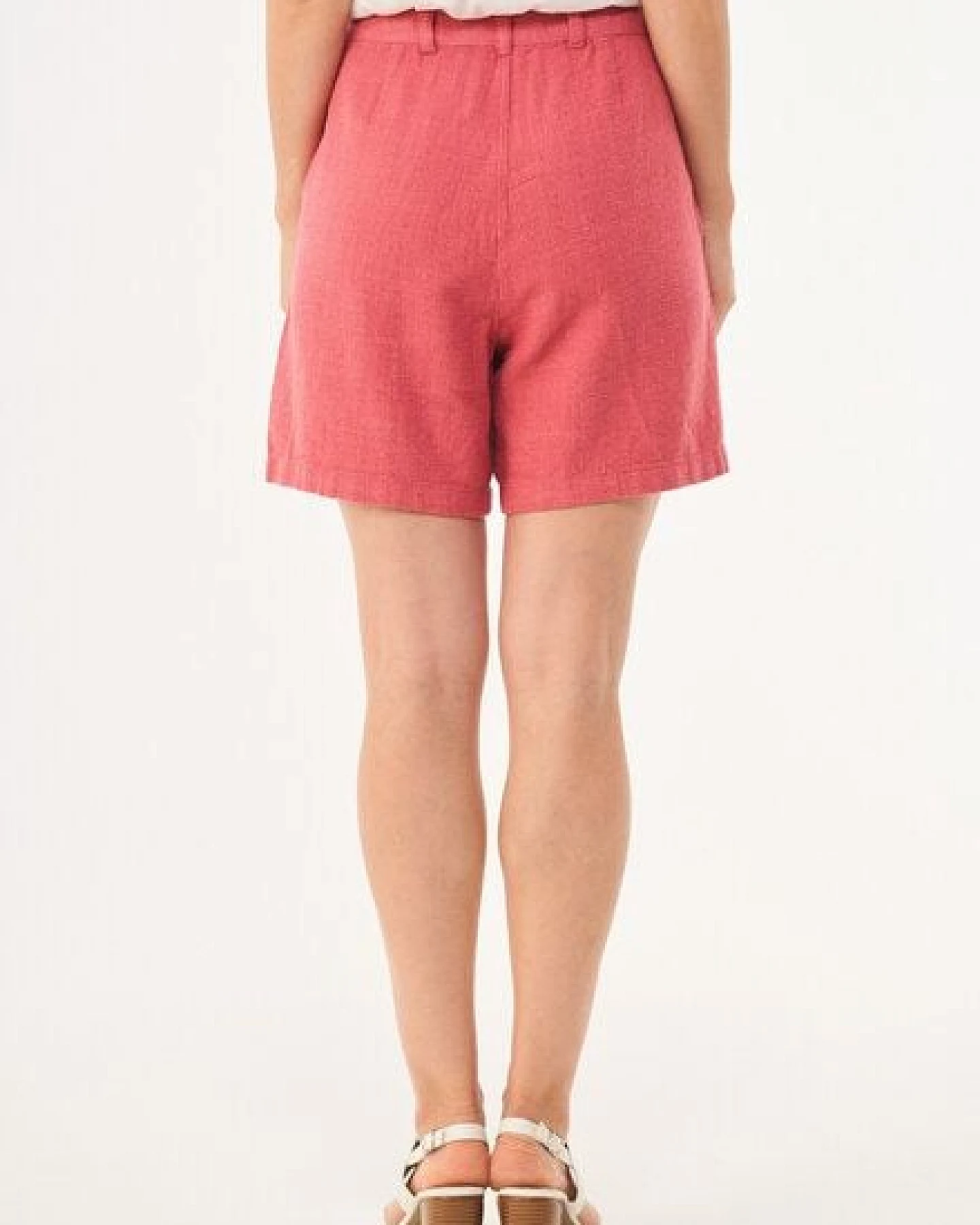 ORGANICATION Shorts aus Leinen-Bio Baumwolle Mix mit LENZING ECOVERO – Ansicht 4