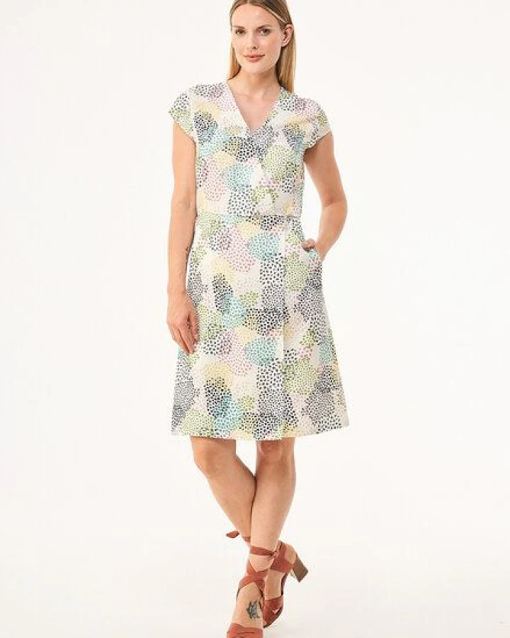 ORGANICATION Kleid aus TENCEL Lyocell mit Allover-Print