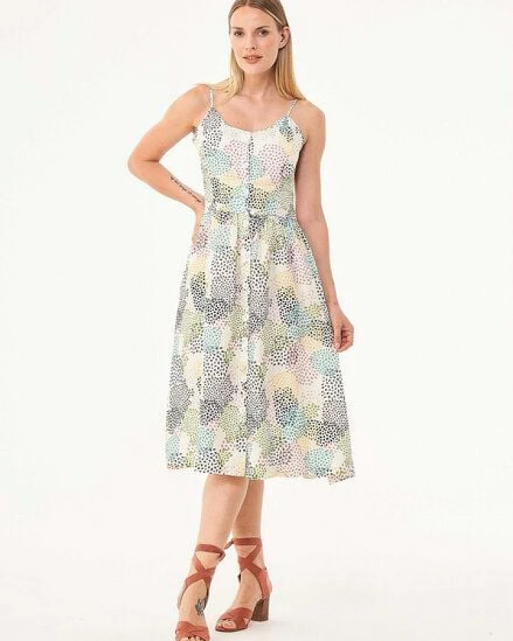 ORGANICATION Kleid aus TENCEL Lyocell mit Allover-Print