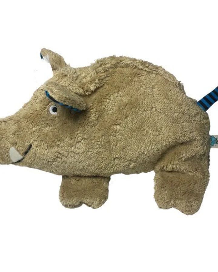 Pat und Patty Kuscheltier "Wildschwein" beige, 100% Baumwolle-kbA