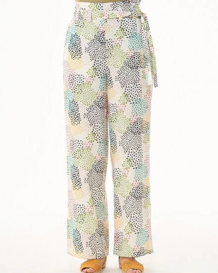 ORGANICATION Hose aus TENCEL Lyocell mit Allover-Print