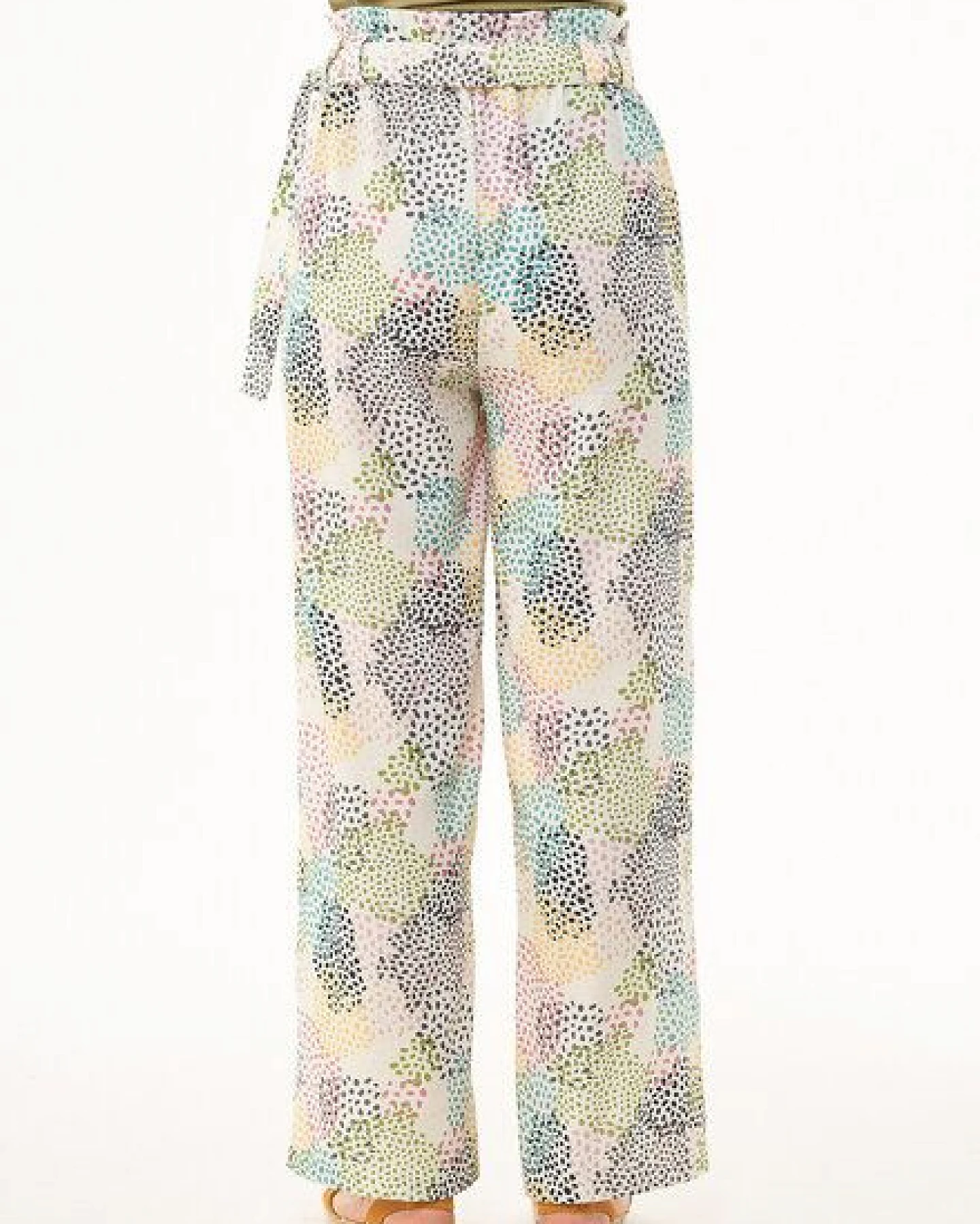 ORGANICATION Hose aus TENCEL Lyocell mit Allover-Print – Ansicht 4