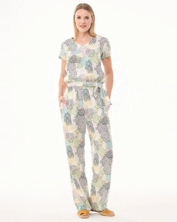 ORGANICATION Jumpsuit aus TENCEL Lyocell mit Allover-Print