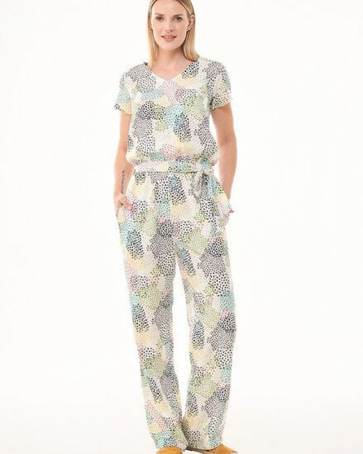 ORGANICATION Jumpsuit aus TENCEL Lyocell mit Allover-Print