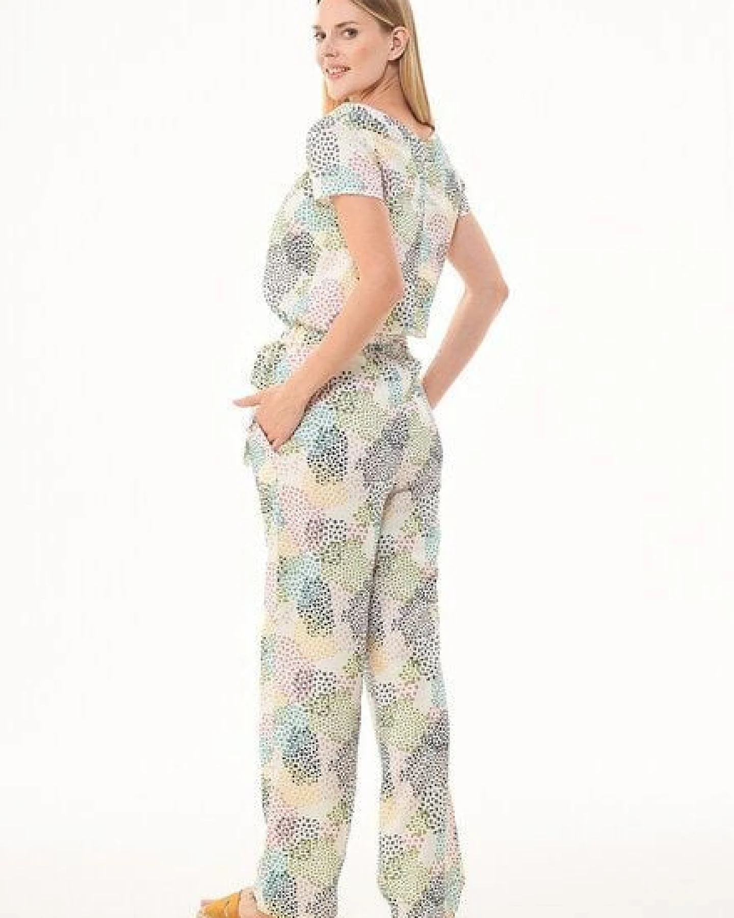 ORGANICATION Jumpsuit aus TENCEL Lyocell mit Allover-Print – Ansicht 3