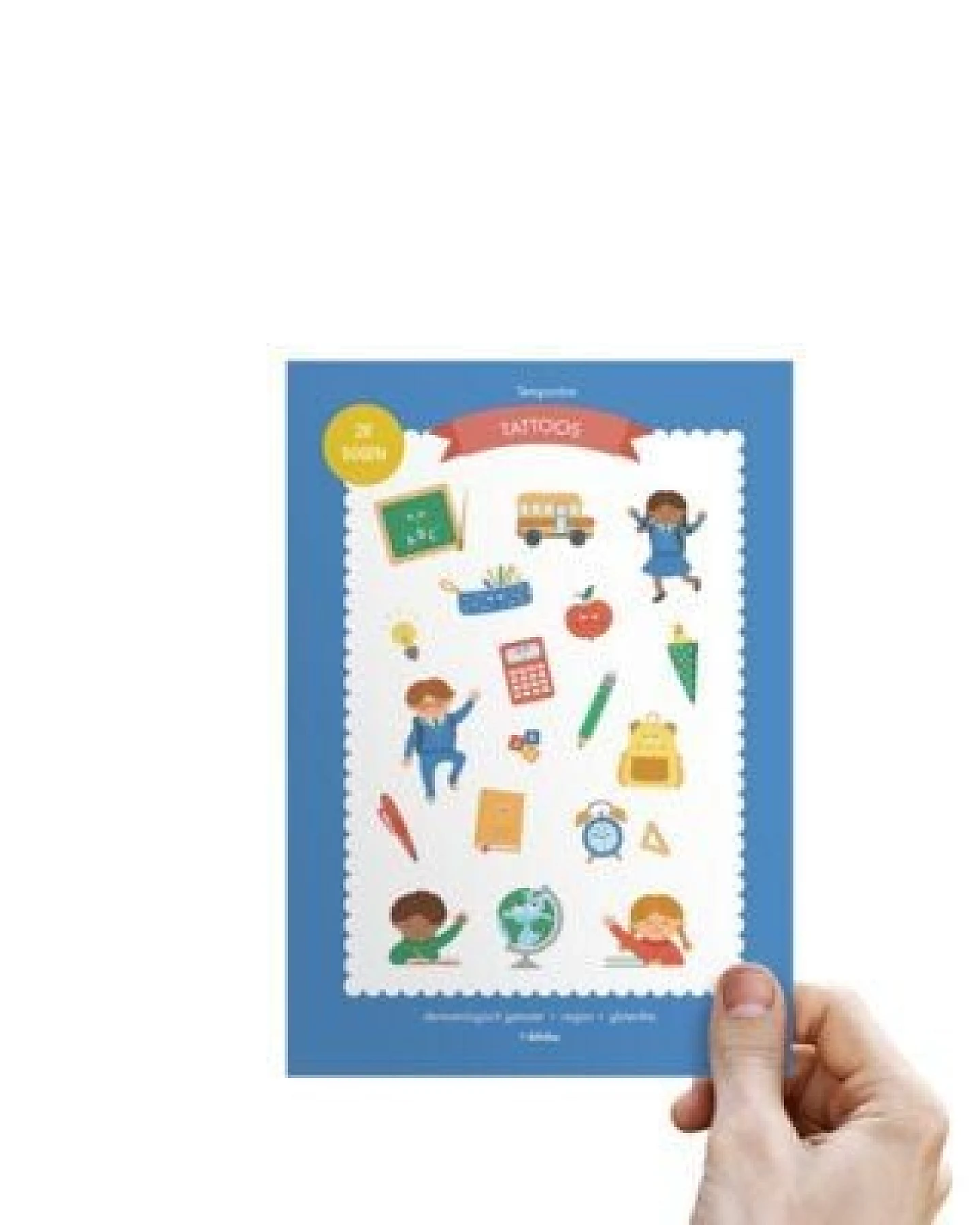 dabelino Kinder Klebetattoos (plastikfrei, vegan, glutenfrei) – Ansicht 3