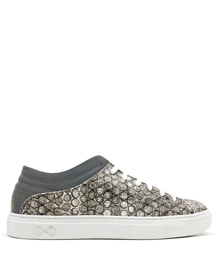 Veganer Sneaker "nat-2 Sleek Low Bubble Wrap" MEN aus upcycled Luftpolsterfolie