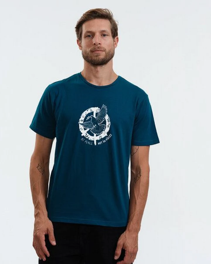 GARY MASH T-Shirt At Peace aus Bio-Baumwolle