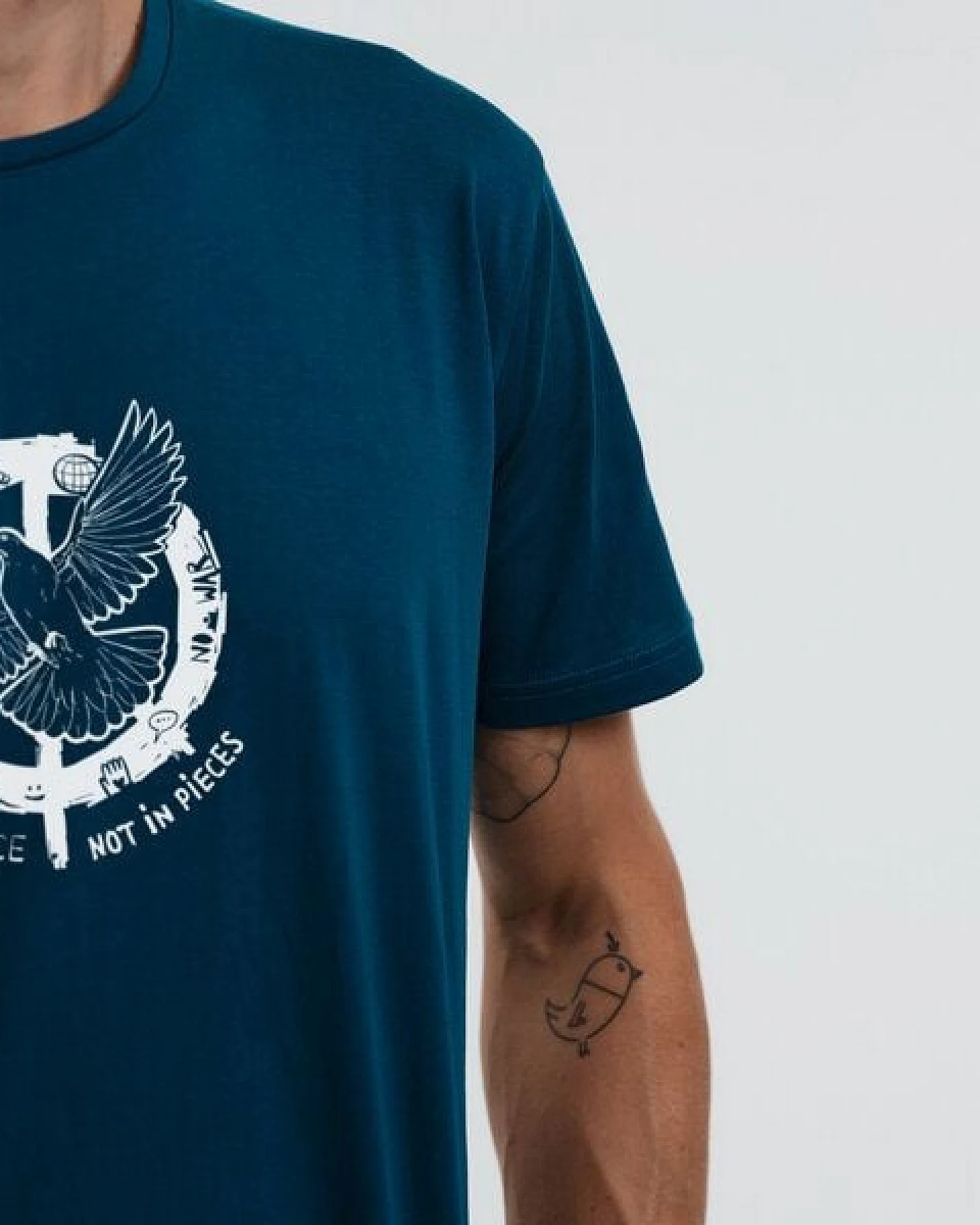 GARY MASH T-Shirt At Peace aus Bio-Baumwolle – Ansicht 4