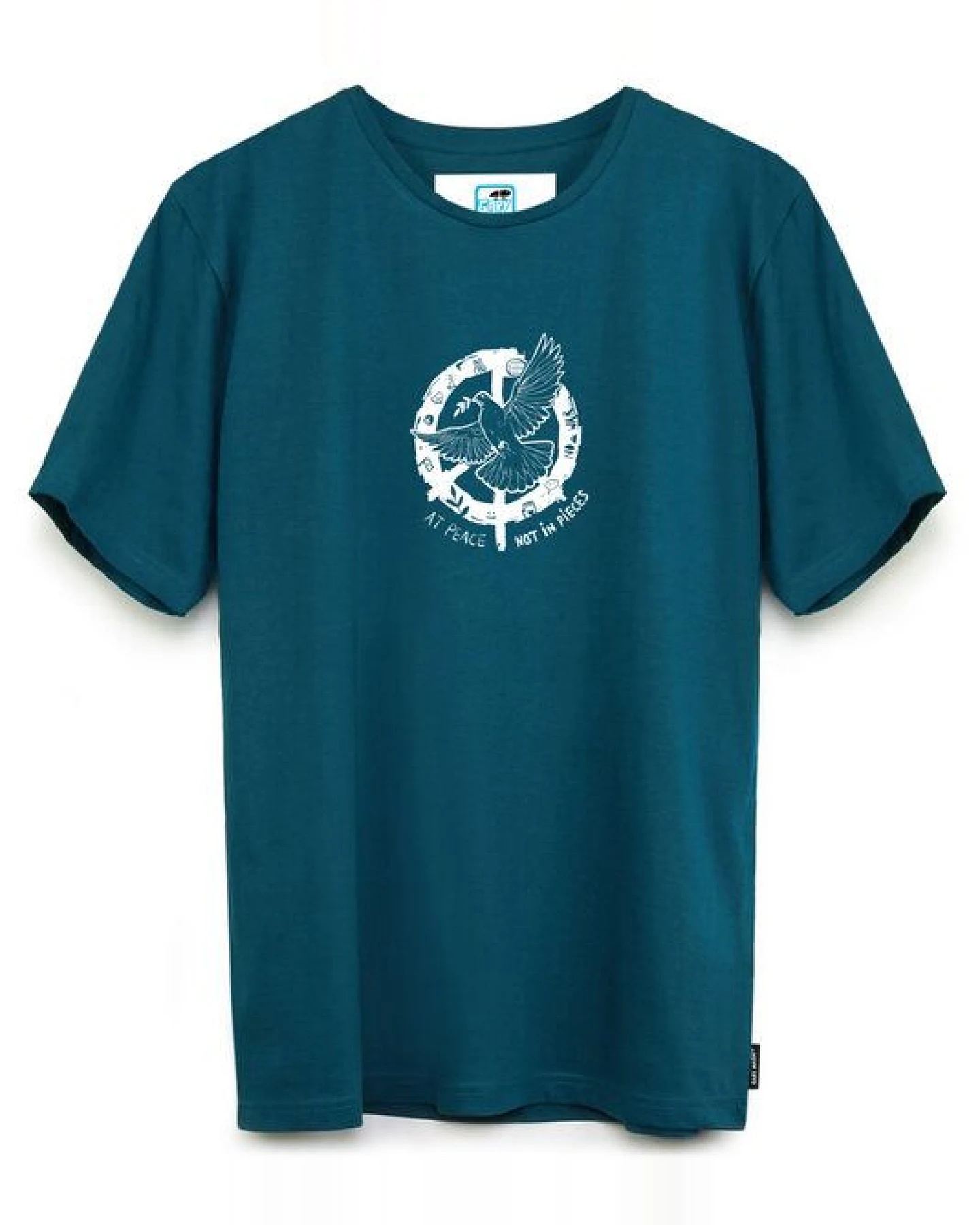 GARY MASH T-Shirt At Peace aus Bio-Baumwolle – Ansicht 2
